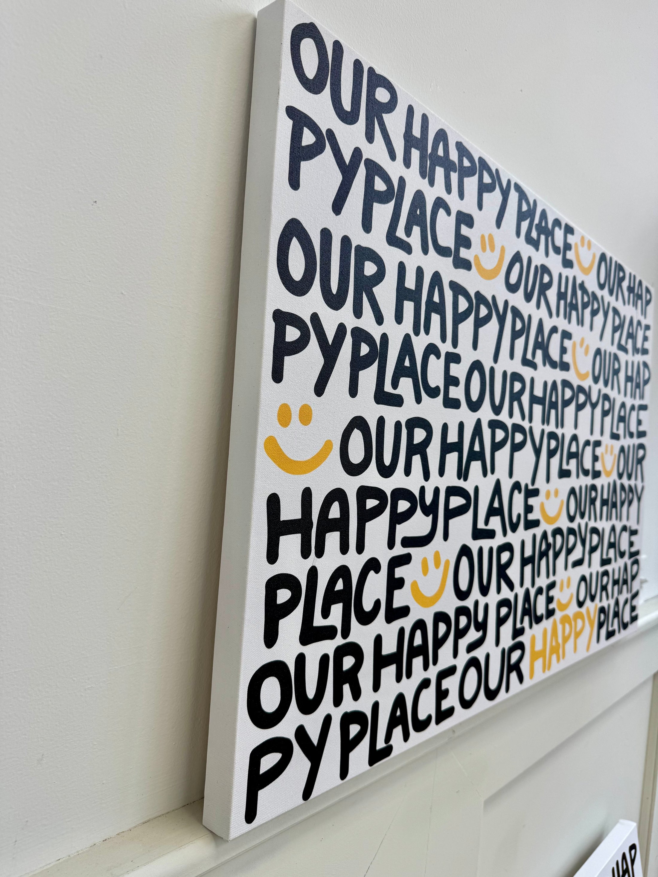 Our Happy Place Canvas Print