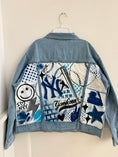 Load image into Gallery viewer, New York Yankees Graffiti Art Denim Jackets