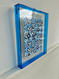 Load image into Gallery viewer, Jewish Love Blue Acrylic Framed Print