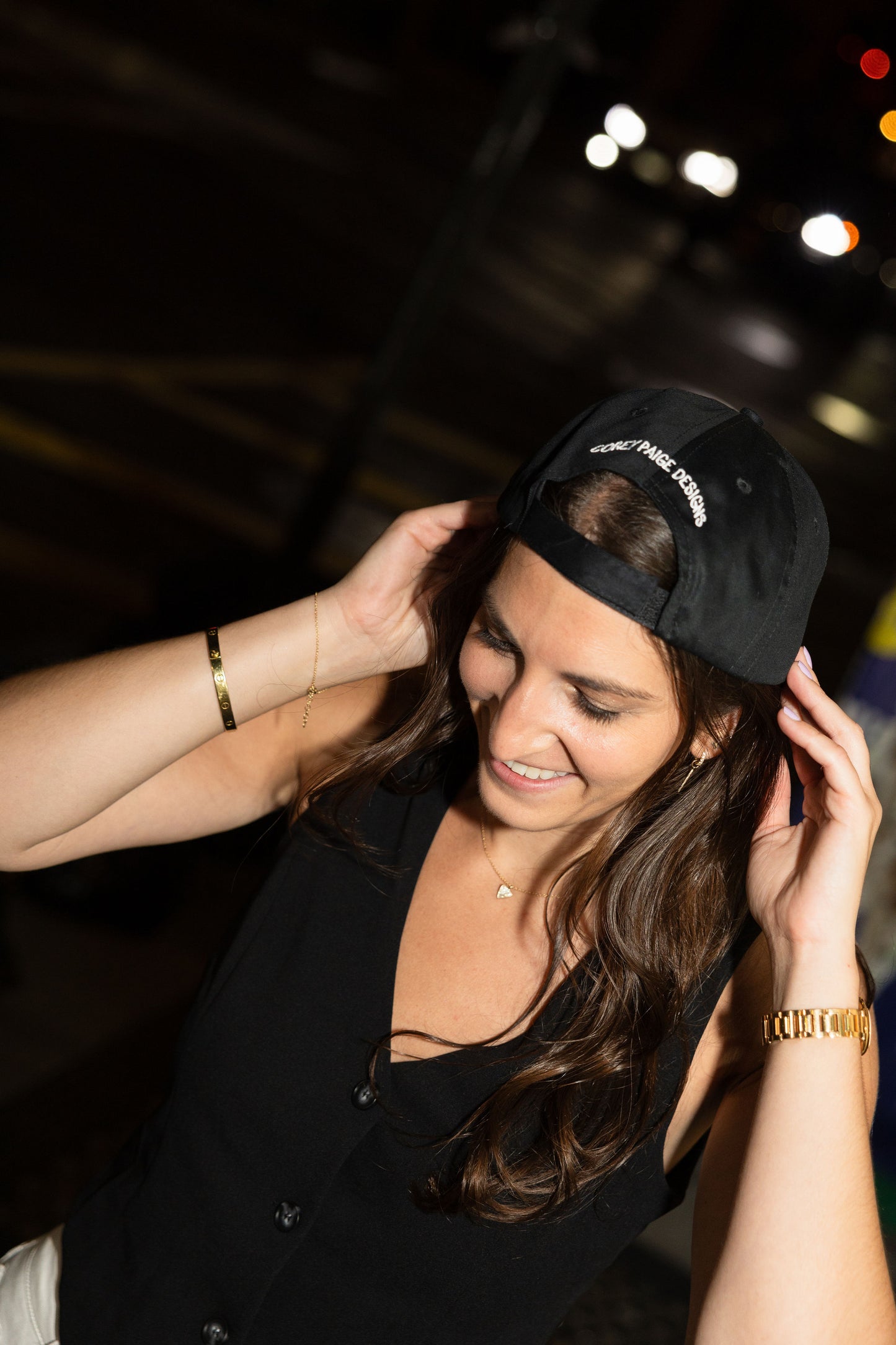 Drippy Happy Face Hat