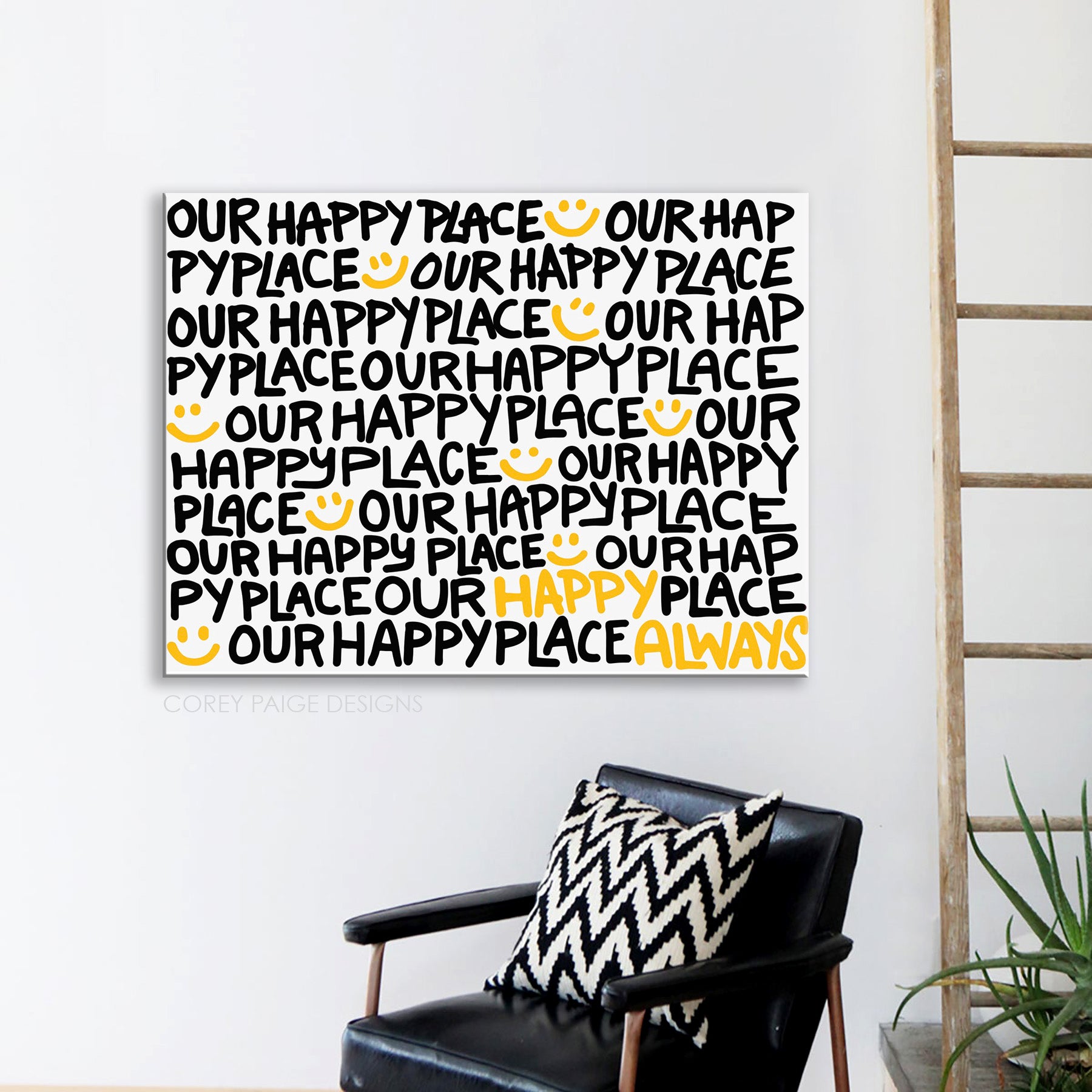 Our Happy Place Canvas Print