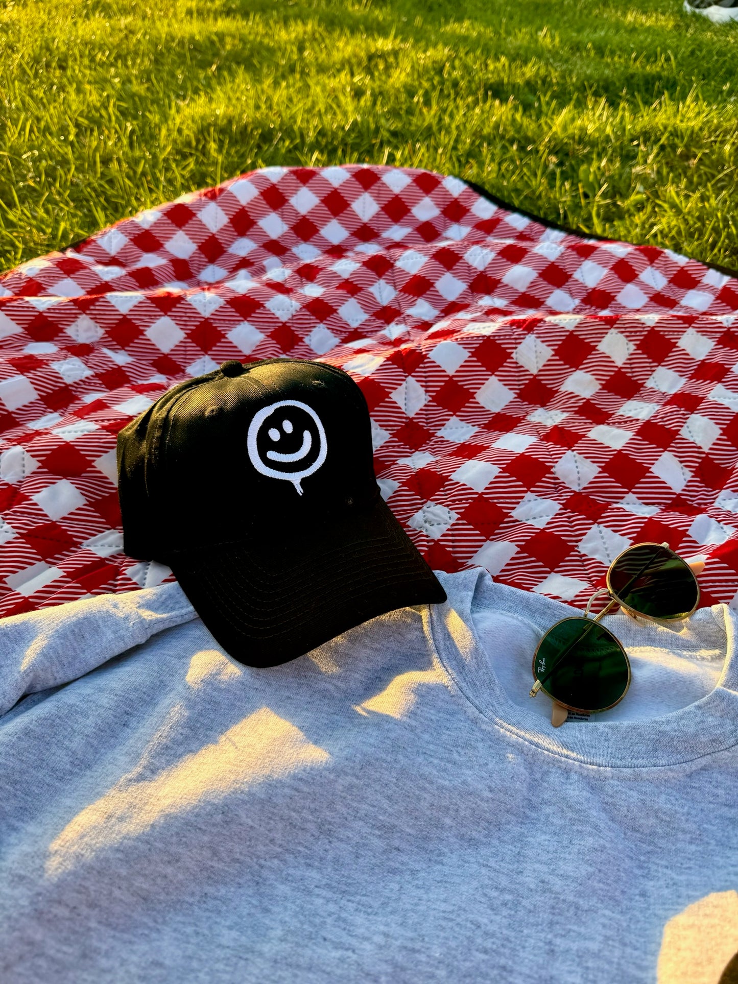 Drippy Happy Face Hat