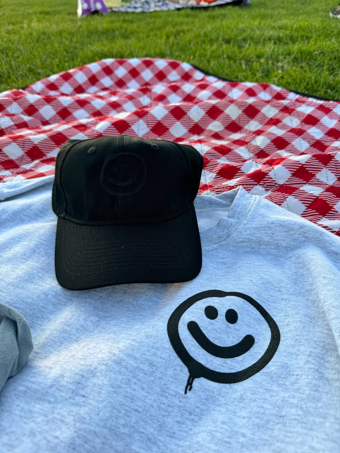 Drippy Happy Face Hat