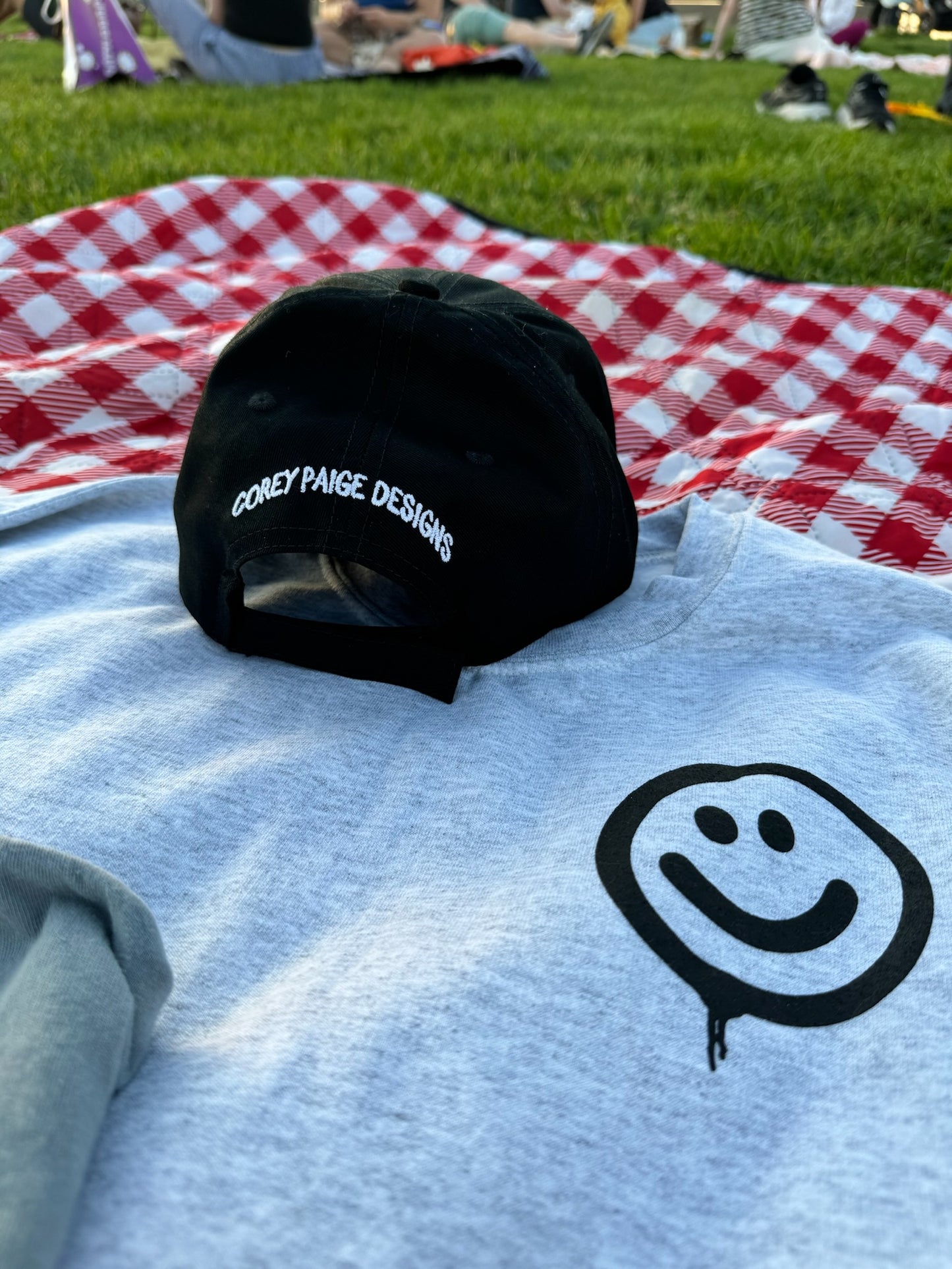 Drippy Happy Face Hat
