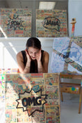Load image into Gallery viewer, OMG Comic Book Pop Art Painting