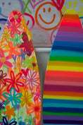 Load image into Gallery viewer, Striped Surfboard Painting