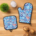 Load image into Gallery viewer, Jewish Love Oven Mitt & Pot Holder Set
