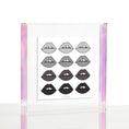 Load image into Gallery viewer, Lips Gray Gradient Wexel Float Frame