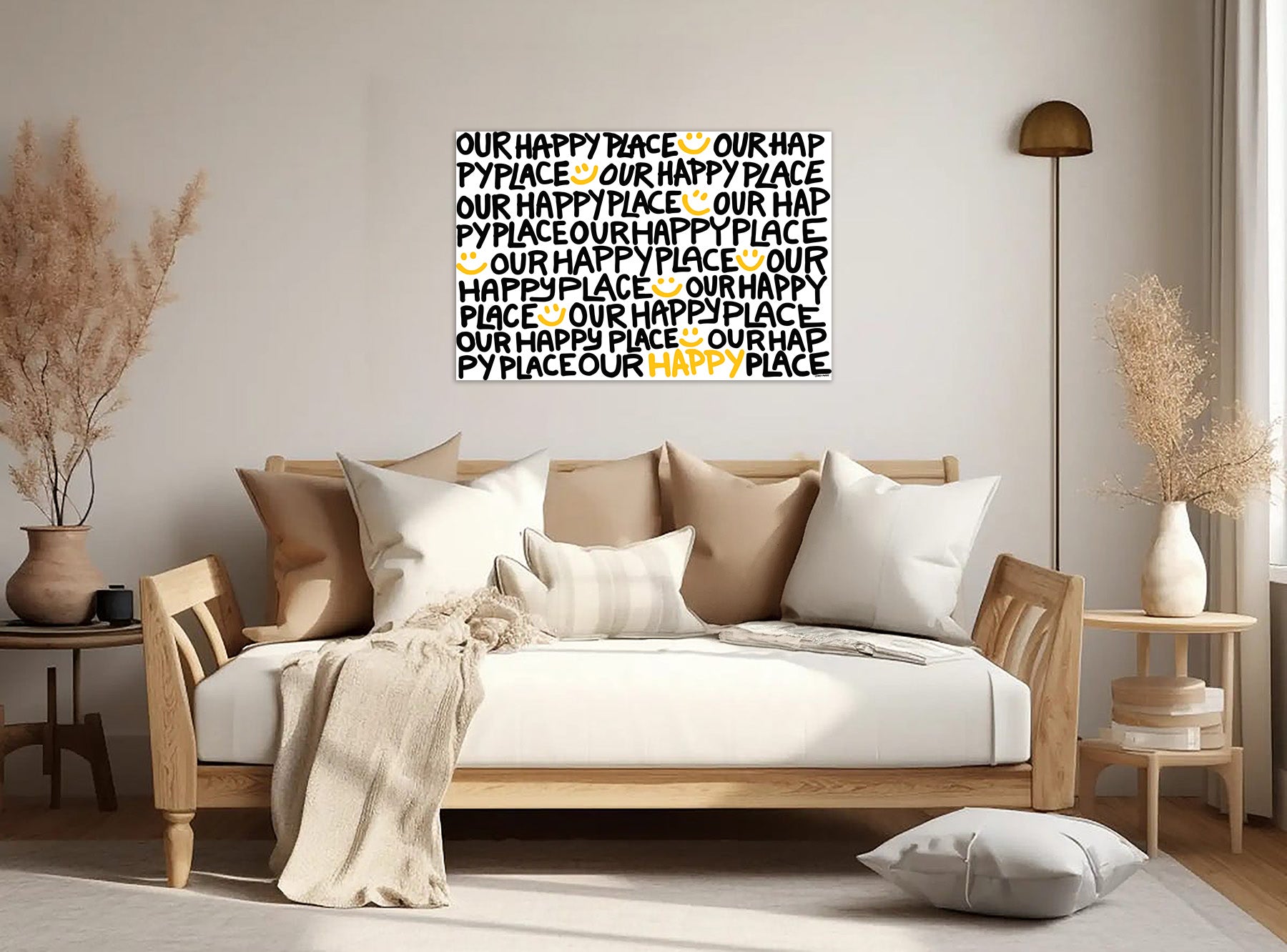 Our Happy Place Canvas Print