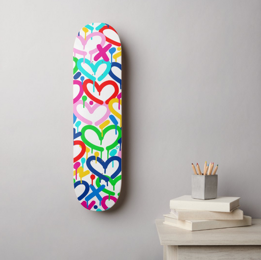 Rainbow Electric Love Skateboard Deck