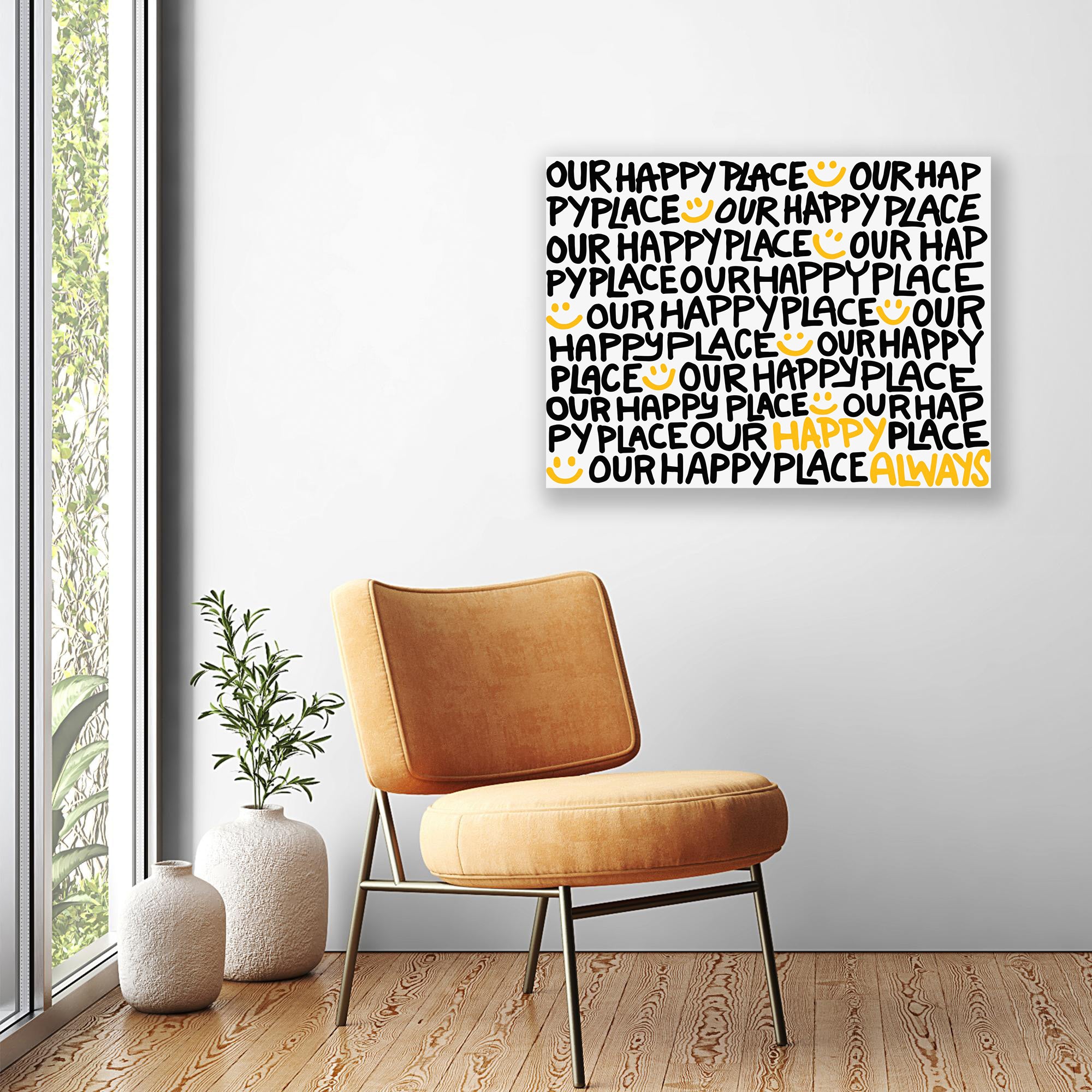 Our Happy Place Canvas Print