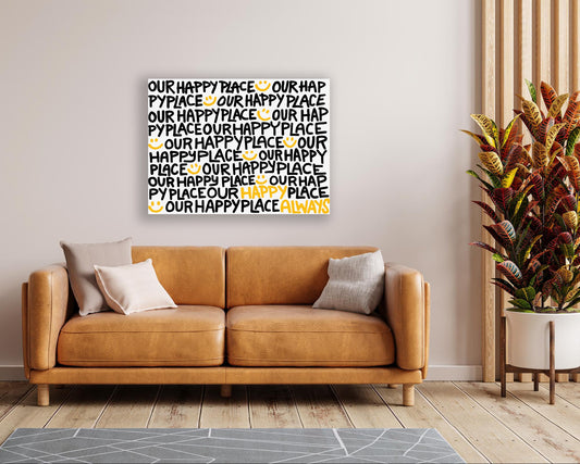 Our Happy Place Canvas Print