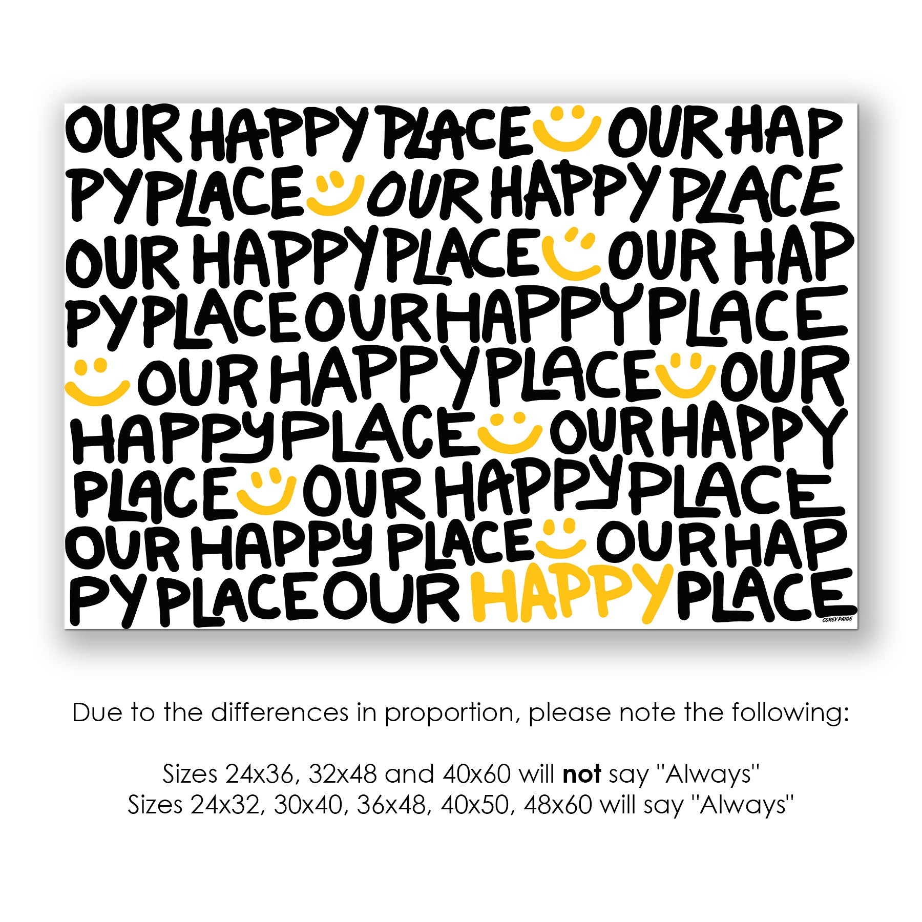 Our Happy Place Canvas Print