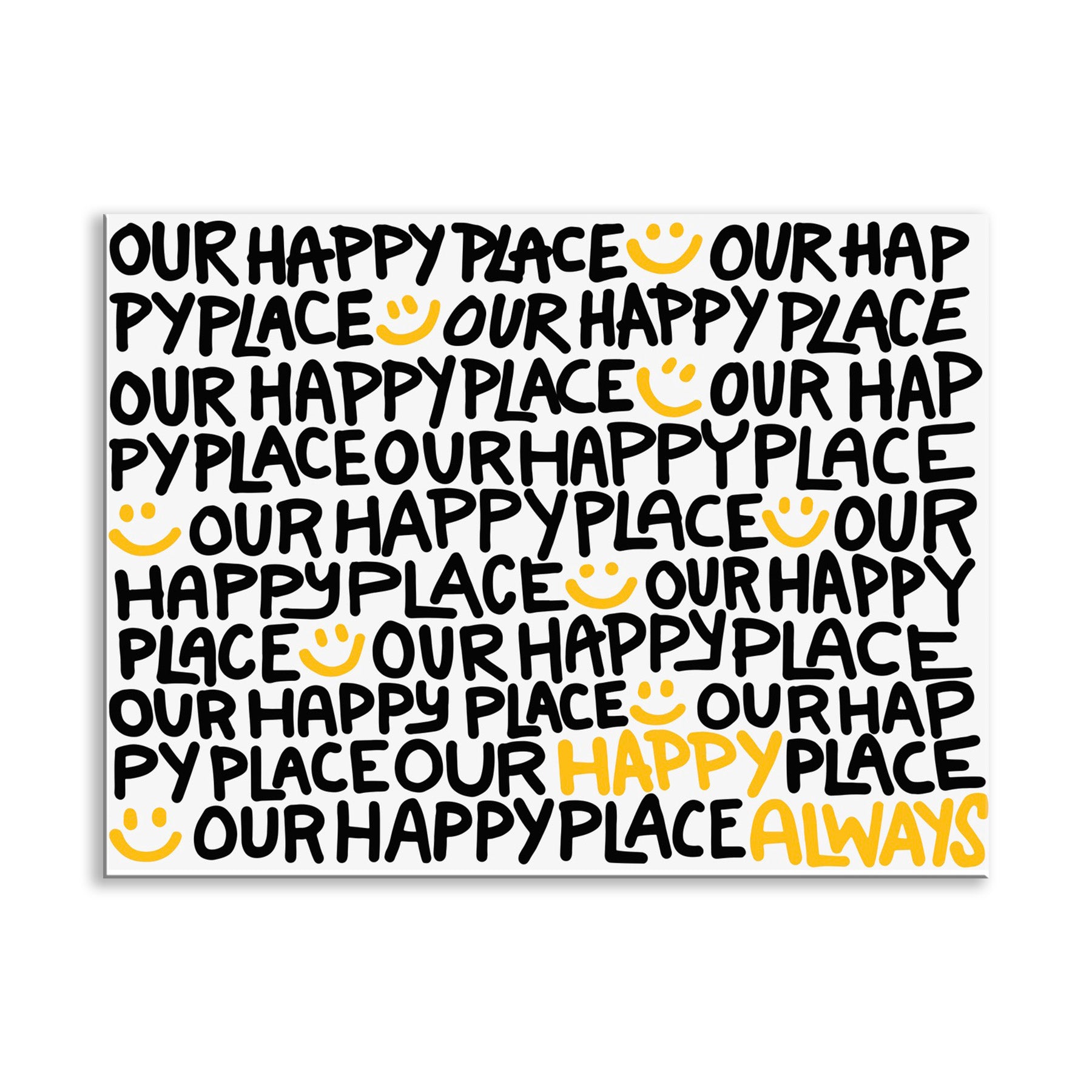 Our Happy Place Canvas Print