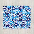 Load image into Gallery viewer, Jewish Love Throw Blanket