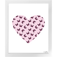 Load image into Gallery viewer, Butterfly Heart Framed Print