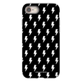 Load image into Gallery viewer, Black & White Lightning Bolts iPhone Case