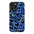 Load image into Gallery viewer, Blue Electric Love iPhone Case