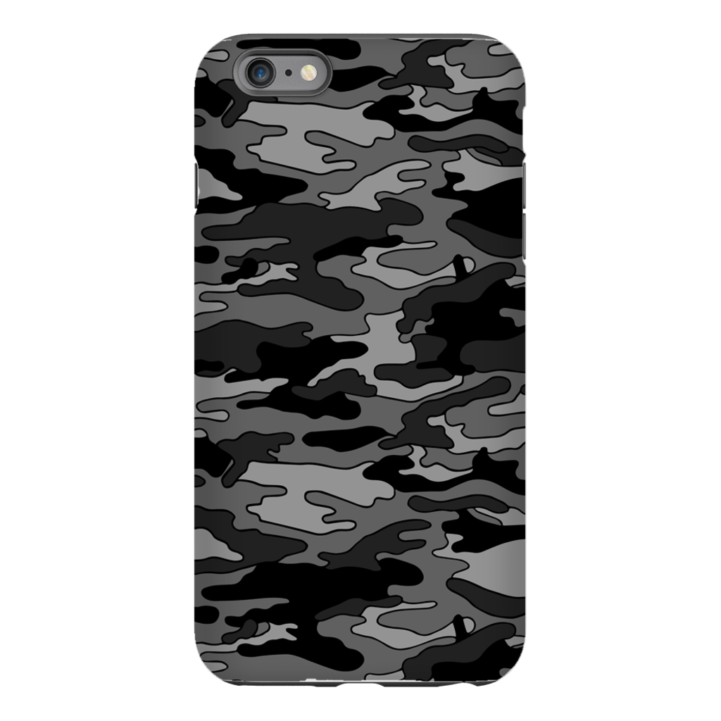 Gray Camouflage iPhone Case