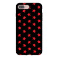 Load image into Gallery viewer, Red & Black Stars iPhone Case