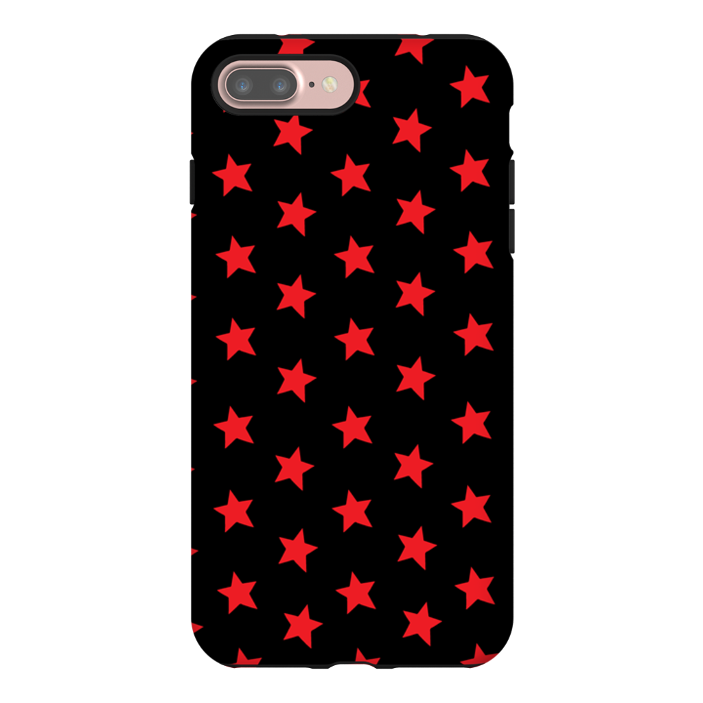 Red & Black Stars iPhone Case