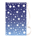 Load image into Gallery viewer, White Stars Blue Laundry Bag