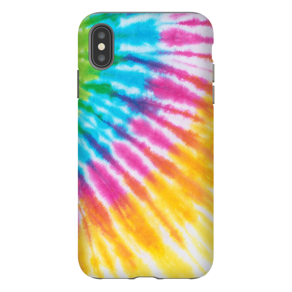 Cropped Tie Dye Phone Case