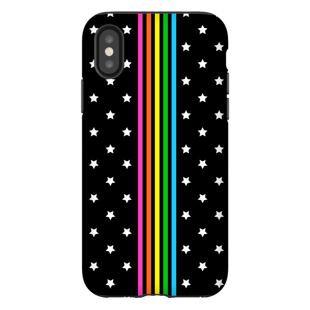 Rainbow Stripe Stars Phone Case