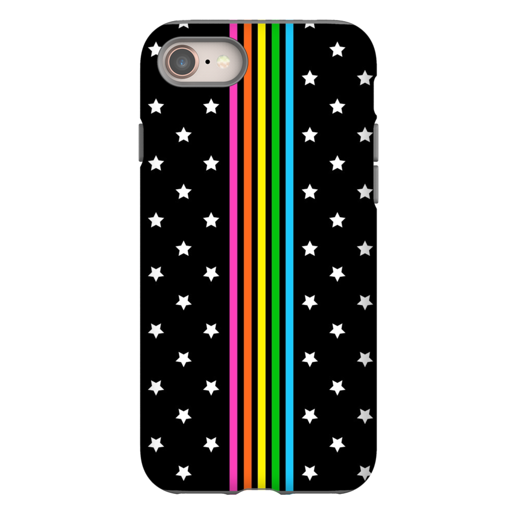 Rainbow Stripe Stars Phone Case