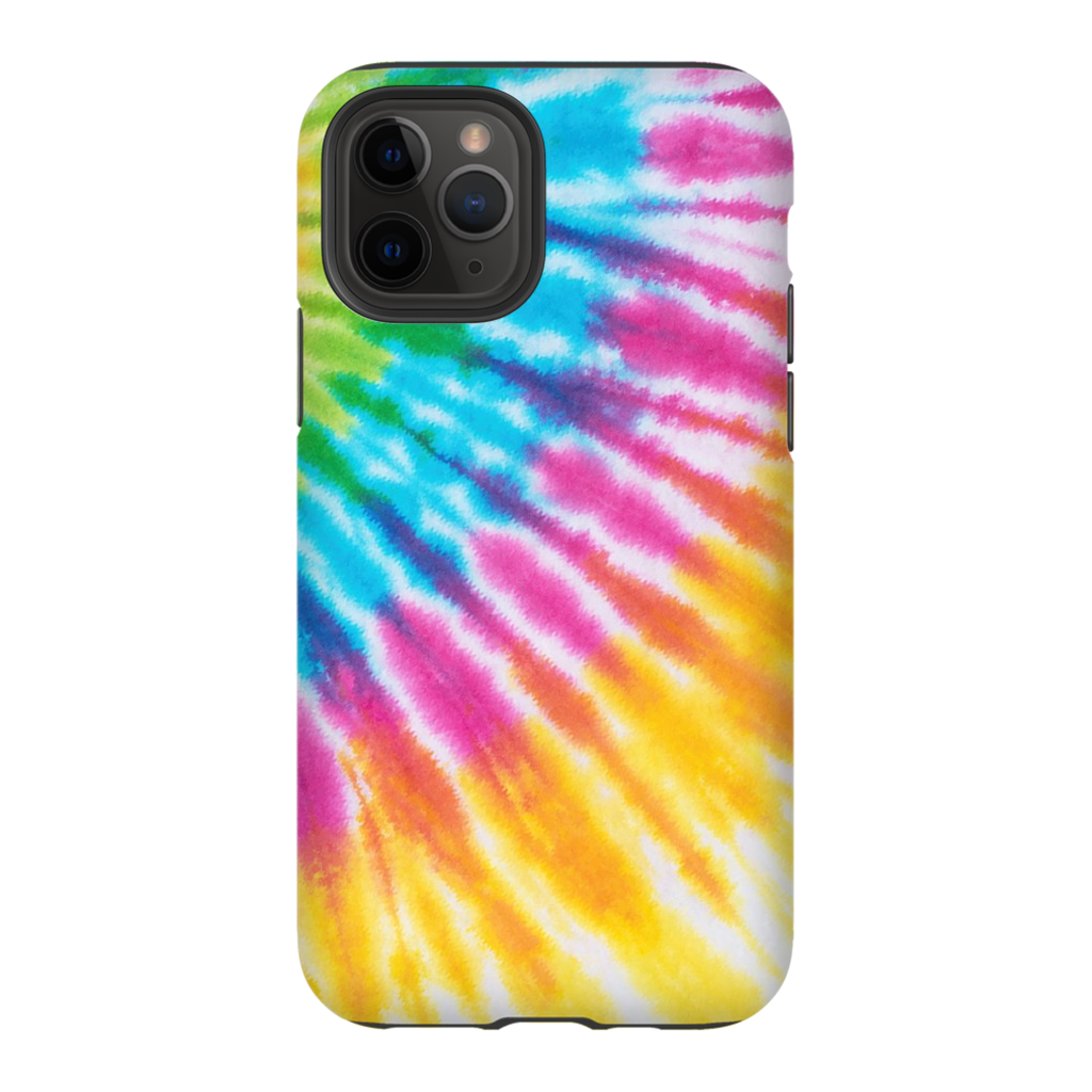 Cropped Tie Dye Phone Case