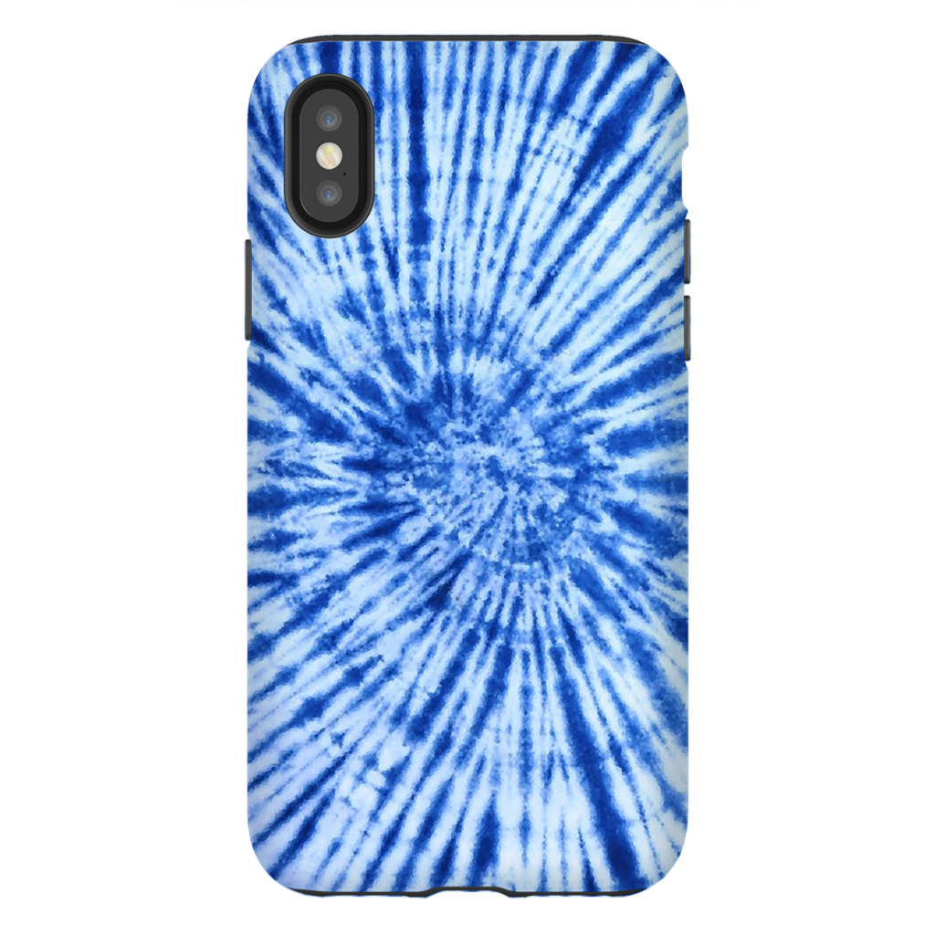Blue Tie Dye Phone Case
