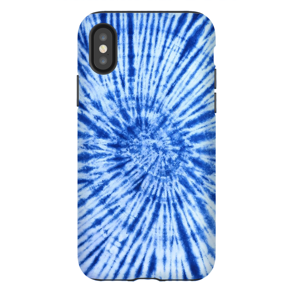 Blue Tie Dye Phone Case
