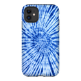Load image into Gallery viewer, Blue Tie Dye Phone Case