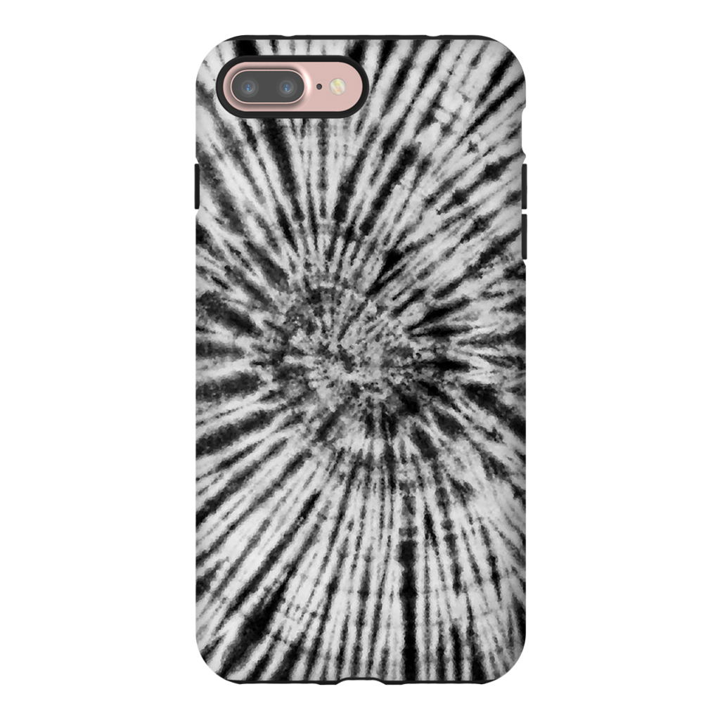 Black & White Tie Dye Phone Case