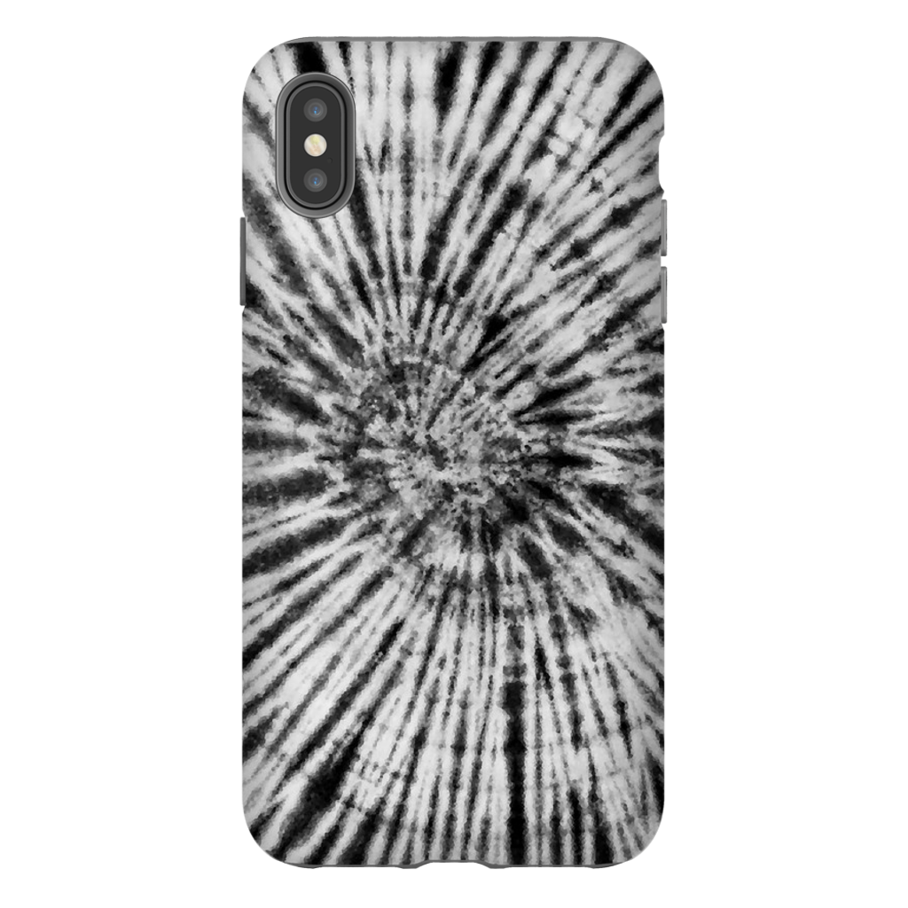 Black & White Tie Dye Phone Case