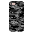 Load image into Gallery viewer, Gray Camouflage iPhone Case