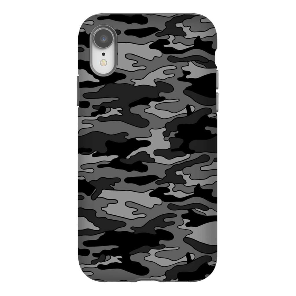Gray Camouflage iPhone Case