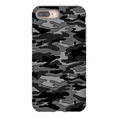 Load image into Gallery viewer, Gray Camouflage iPhone Case