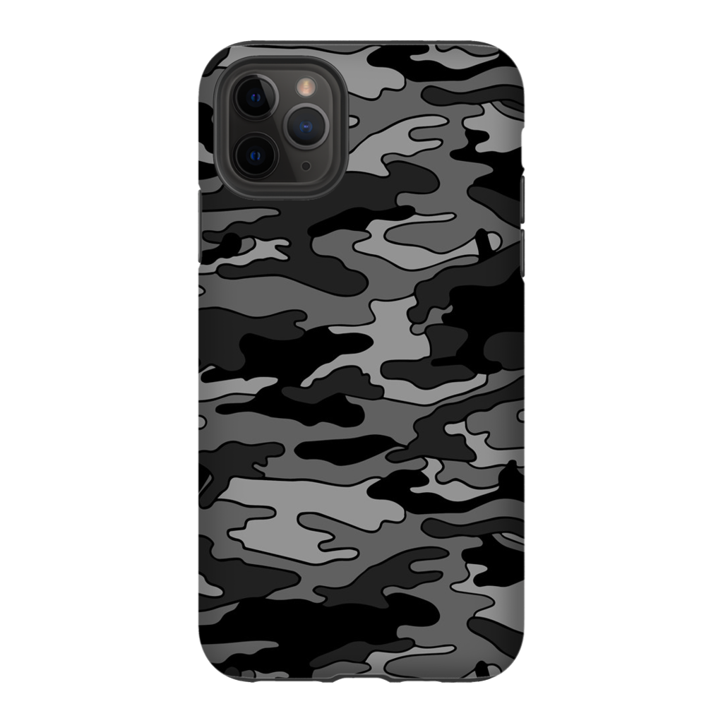 Gray Camouflage iPhone Case