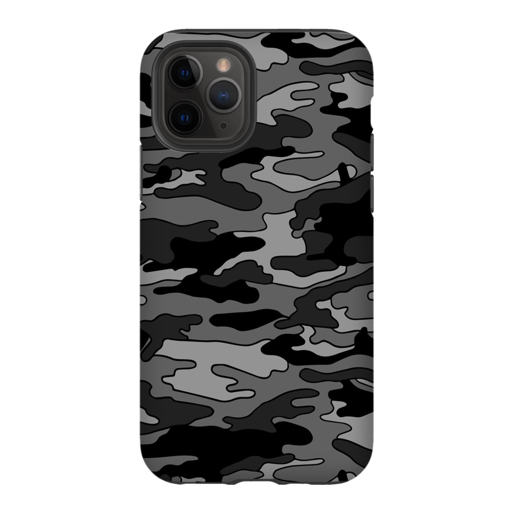 Gray Camouflage iPhone Case