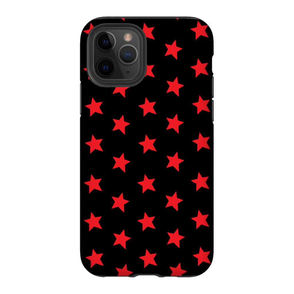 Red & Black Stars iPhone Case