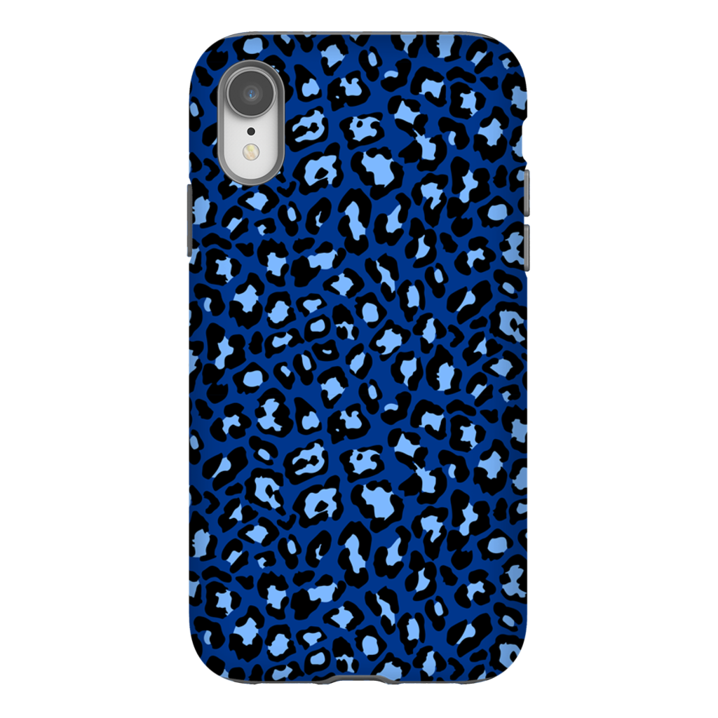 Blue Cheetah Phone Case