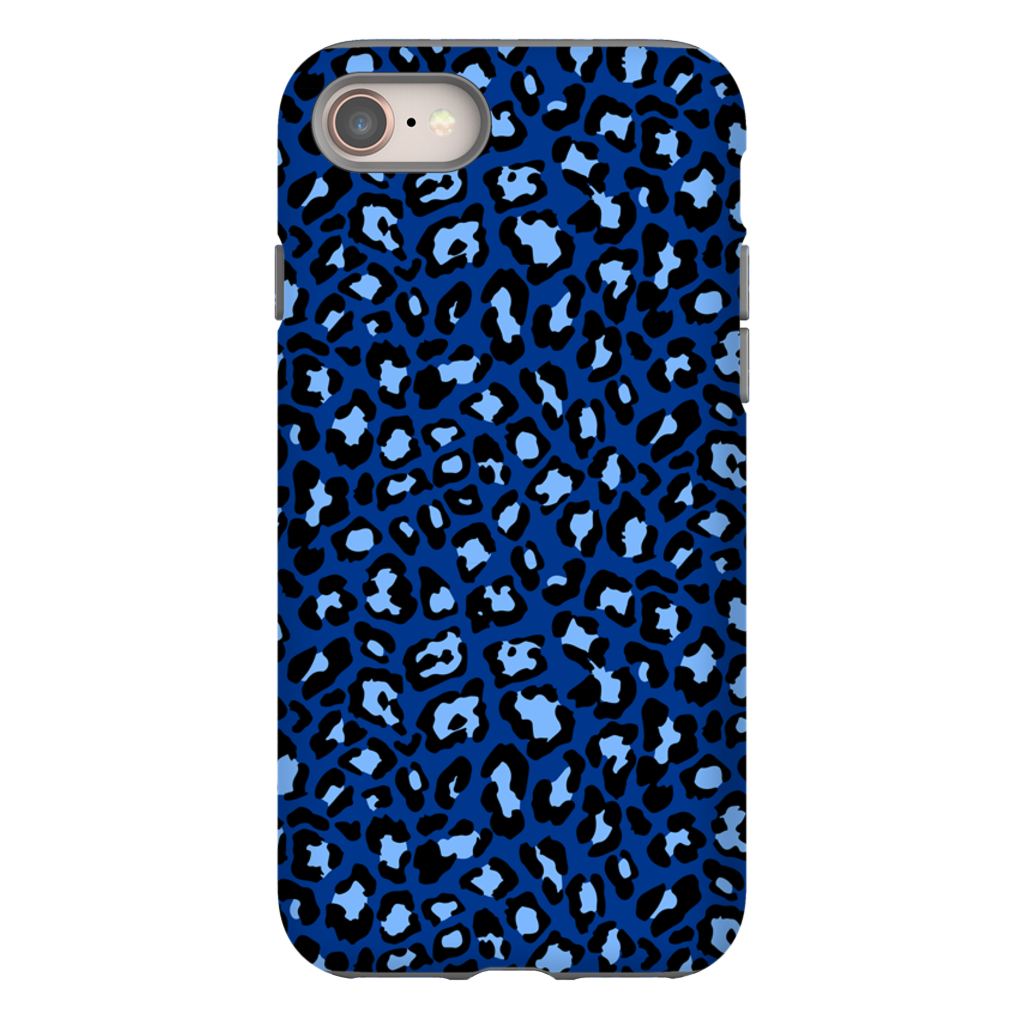 Blue Cheetah Phone Case