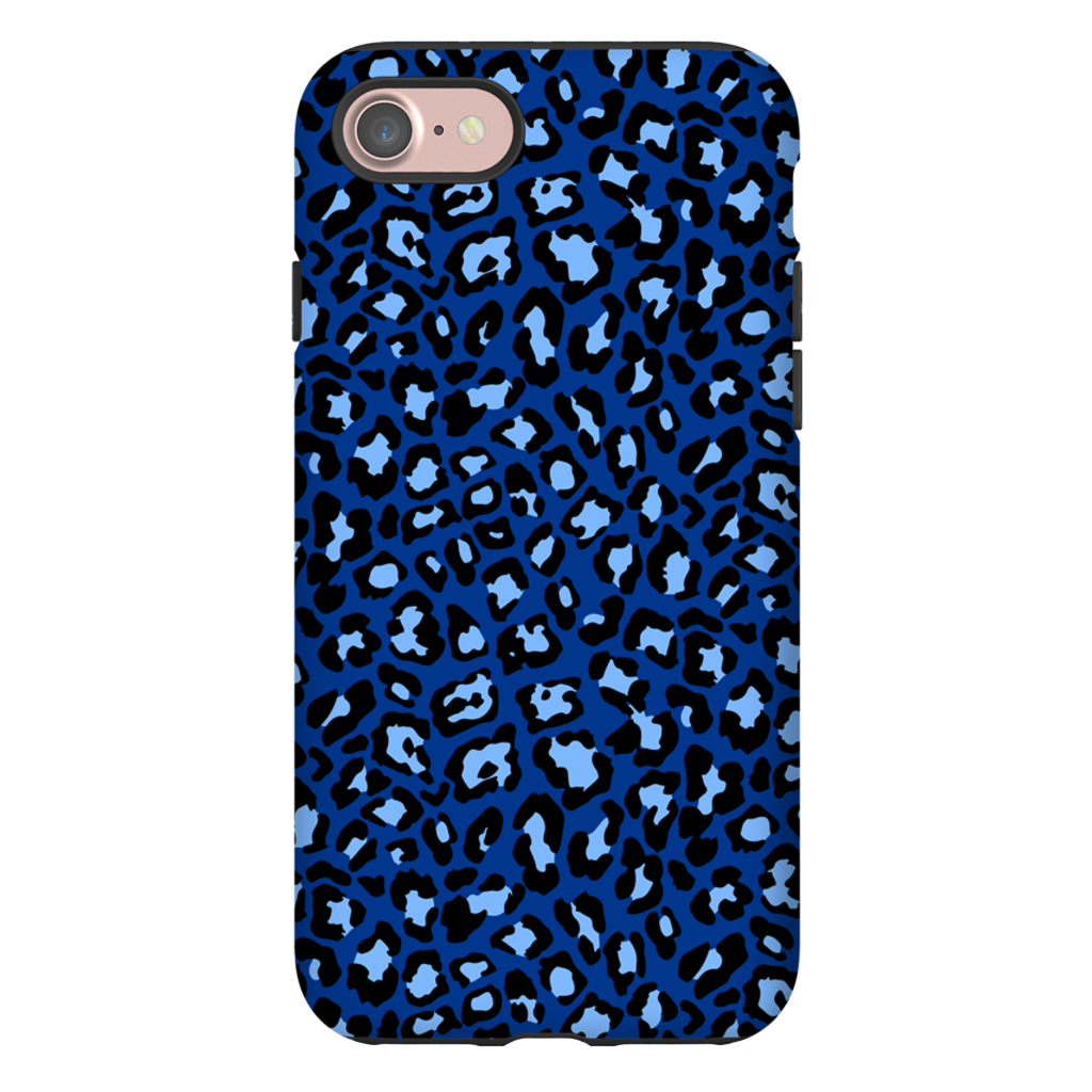 Blue Cheetah Phone Case