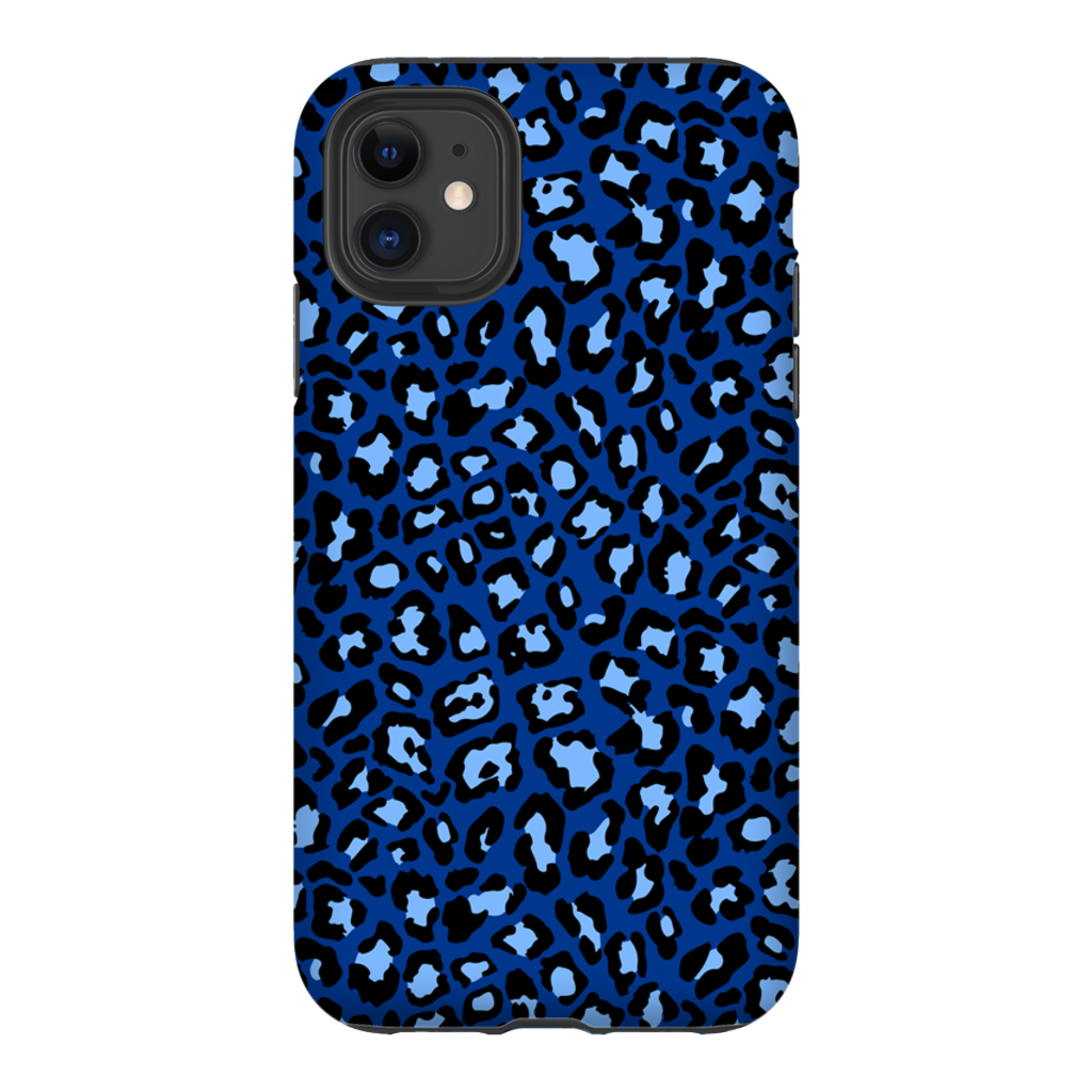 Blue Cheetah Phone Case