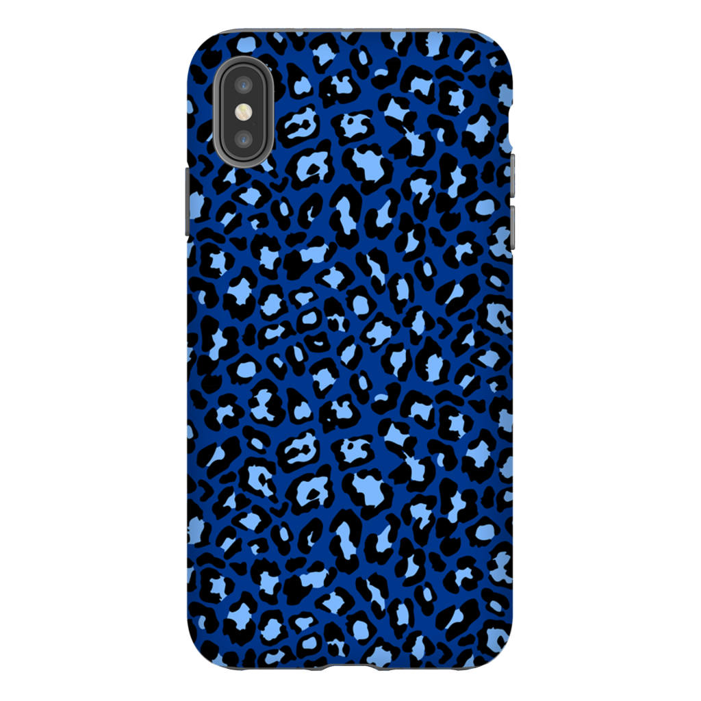 Blue Cheetah Phone Case
