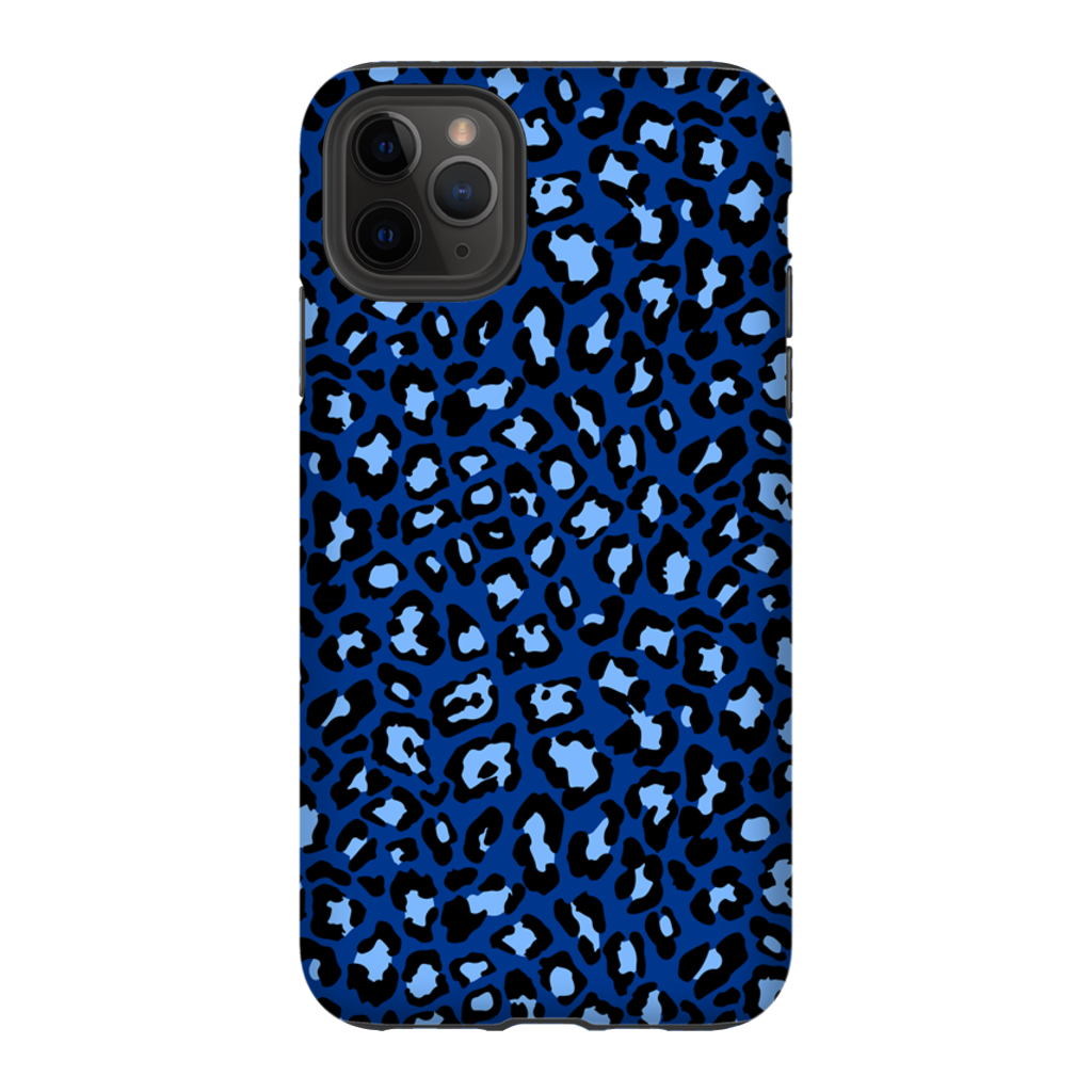 Blue Cheetah Phone Case
