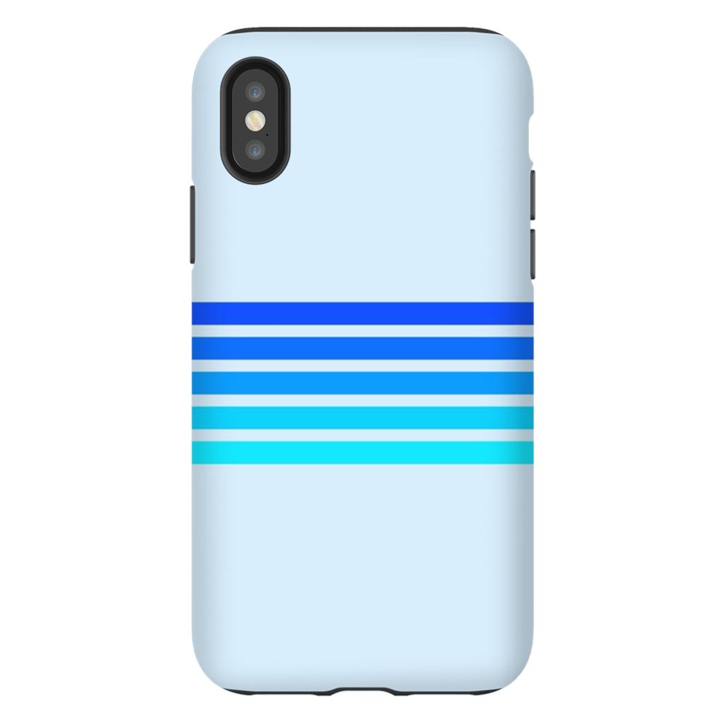 Ocean Blues Stripe Phone Case