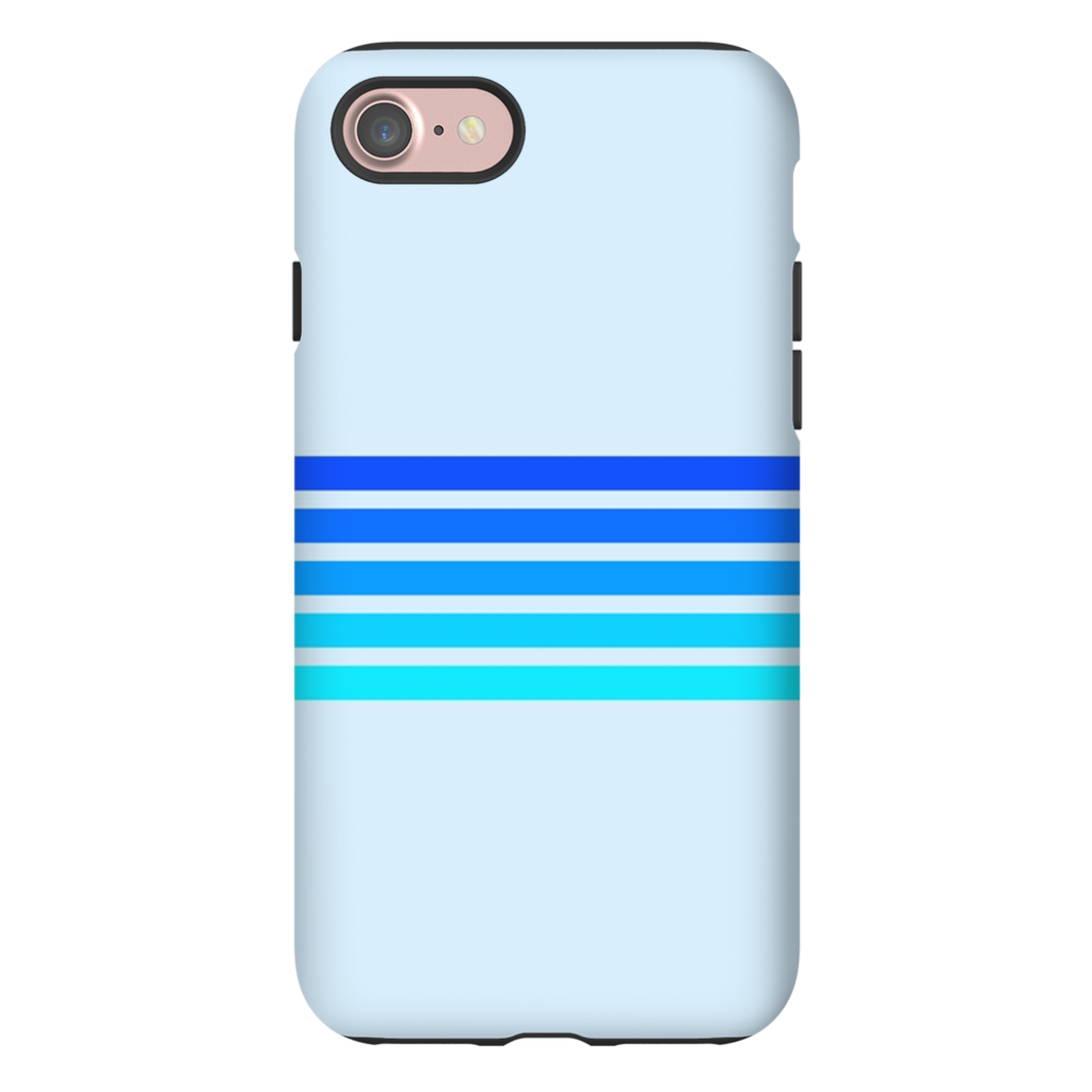 Ocean Blues Stripe Phone Case