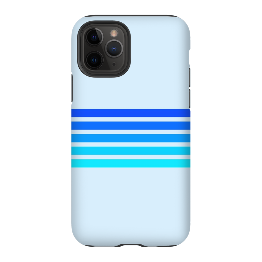 Ocean Blues Stripe Phone Case